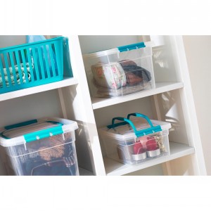Whitefurze Clip Carry Box 3pc Set (5  7 & 13 Litre)